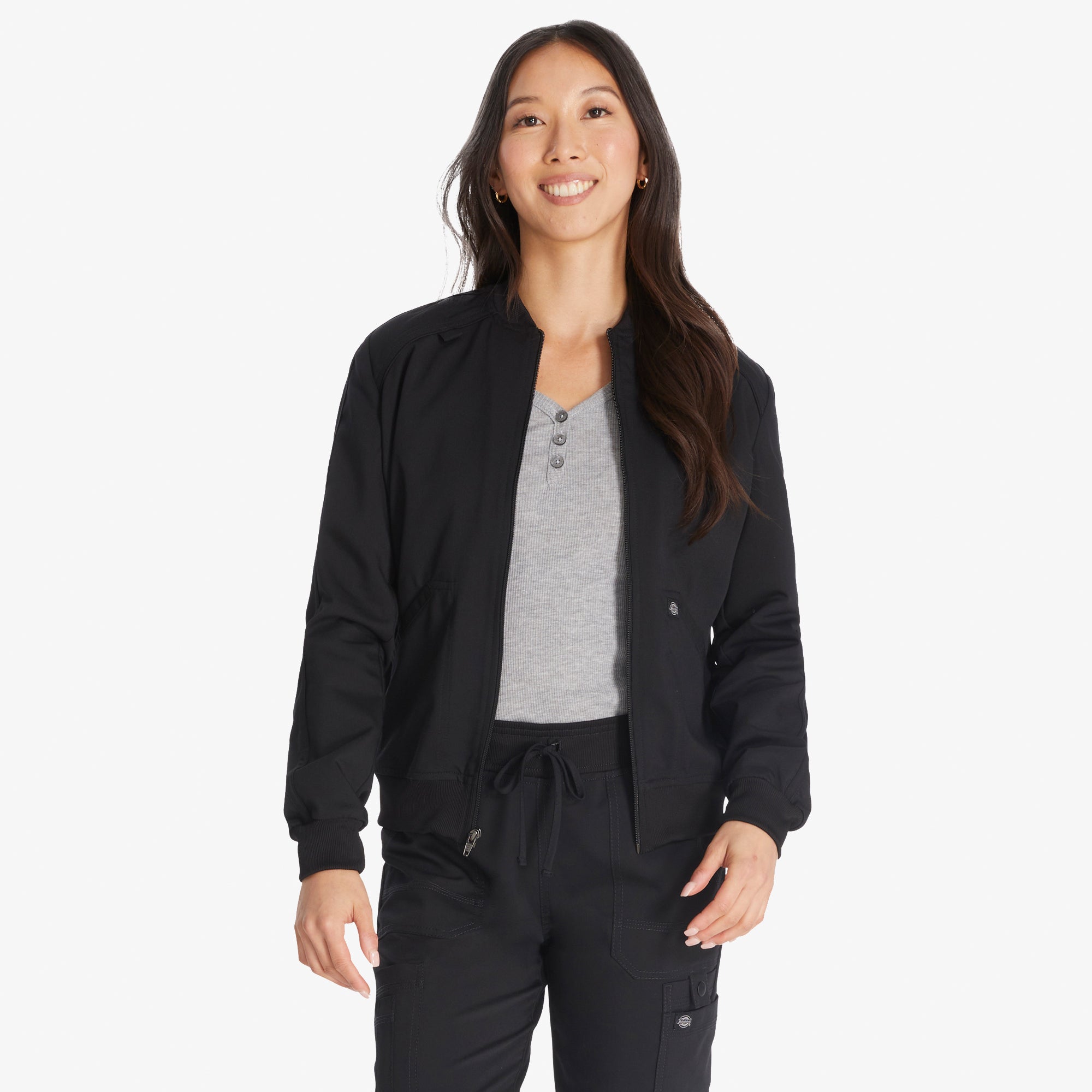 Women's Balance Zip Front Scrub Jacket - Dickies