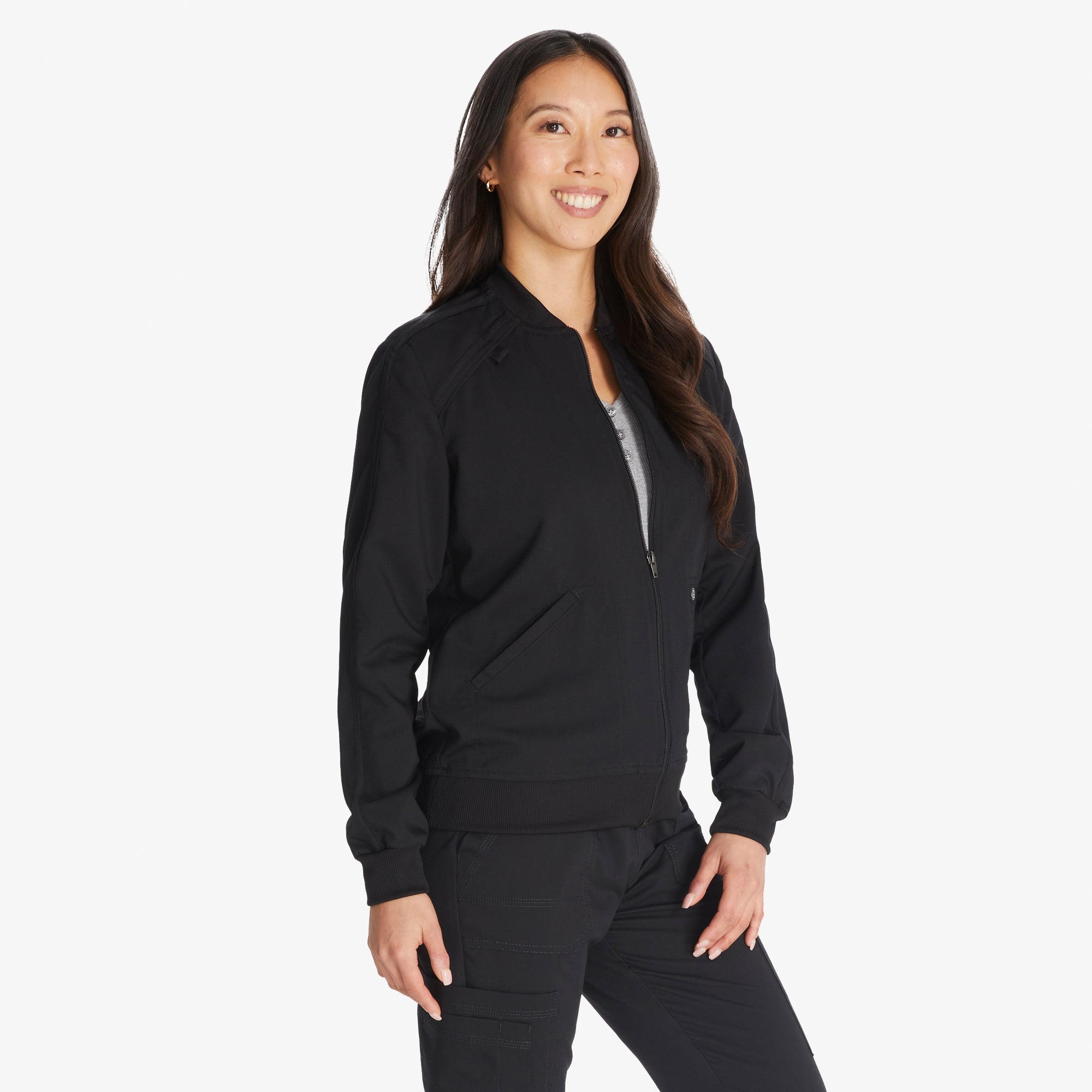 Women's Balance Zip Front Scrub Jacket - Dickies