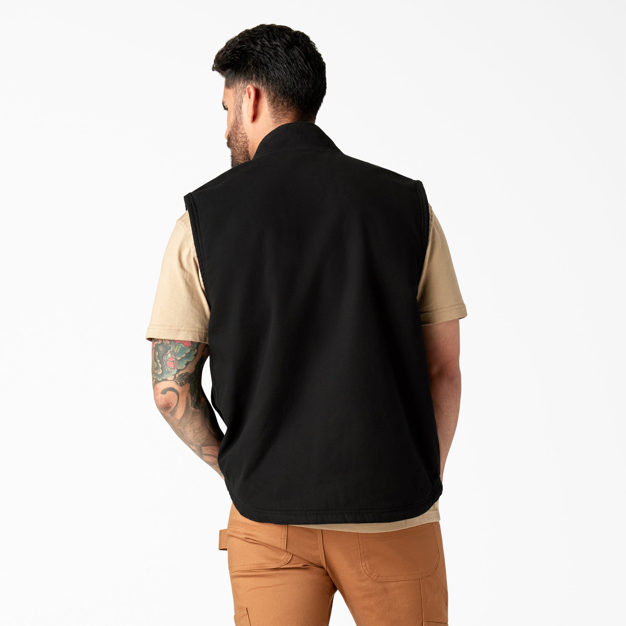 Duck Canvas High Pile Fleece Lined Vest - Dickies