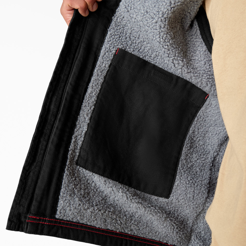 Duck Canvas High Pile Fleece Lined Vest - Dickies