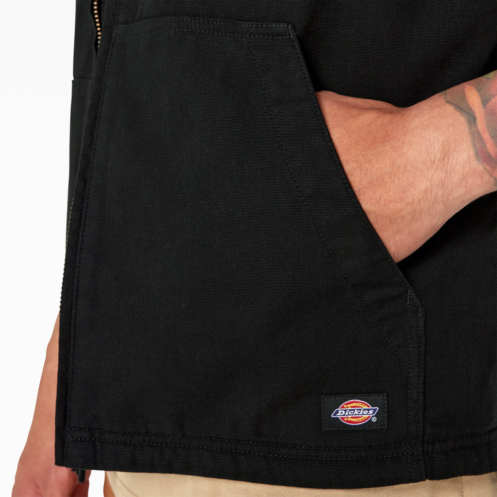 Duck Canvas High Pile Fleece Lined Vest - Dickies