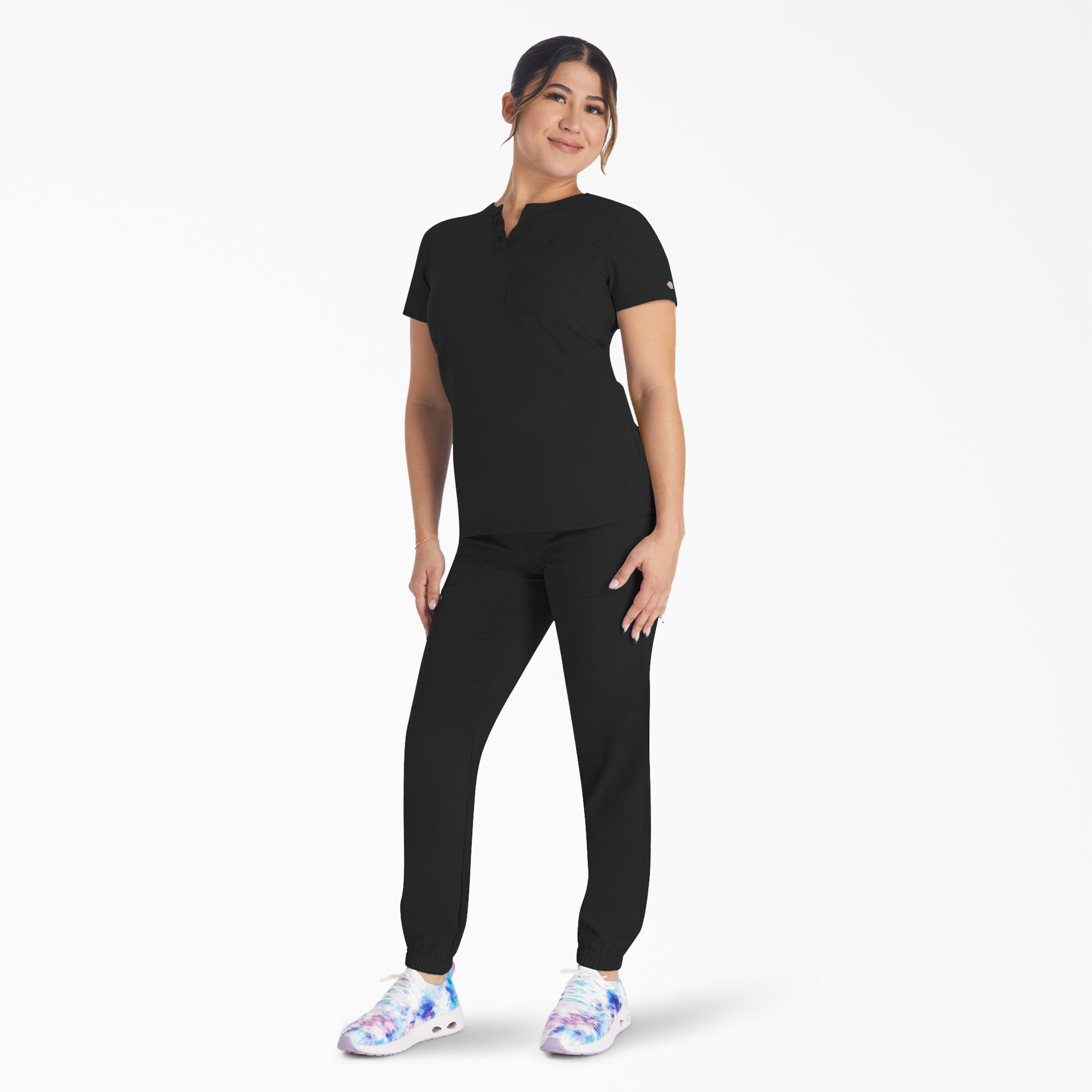 Women's EDS NXT Henley Scrub Top - Dickies