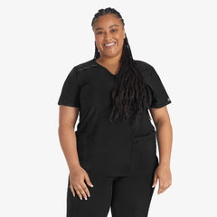 Women's EDS Essentials Mock Wrap Scrub Top - Dickies