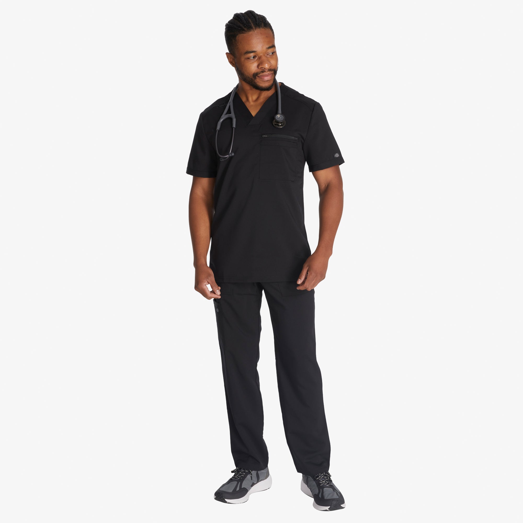 Men's Balance Tuckable V-Neck Scrub Top - Dickies