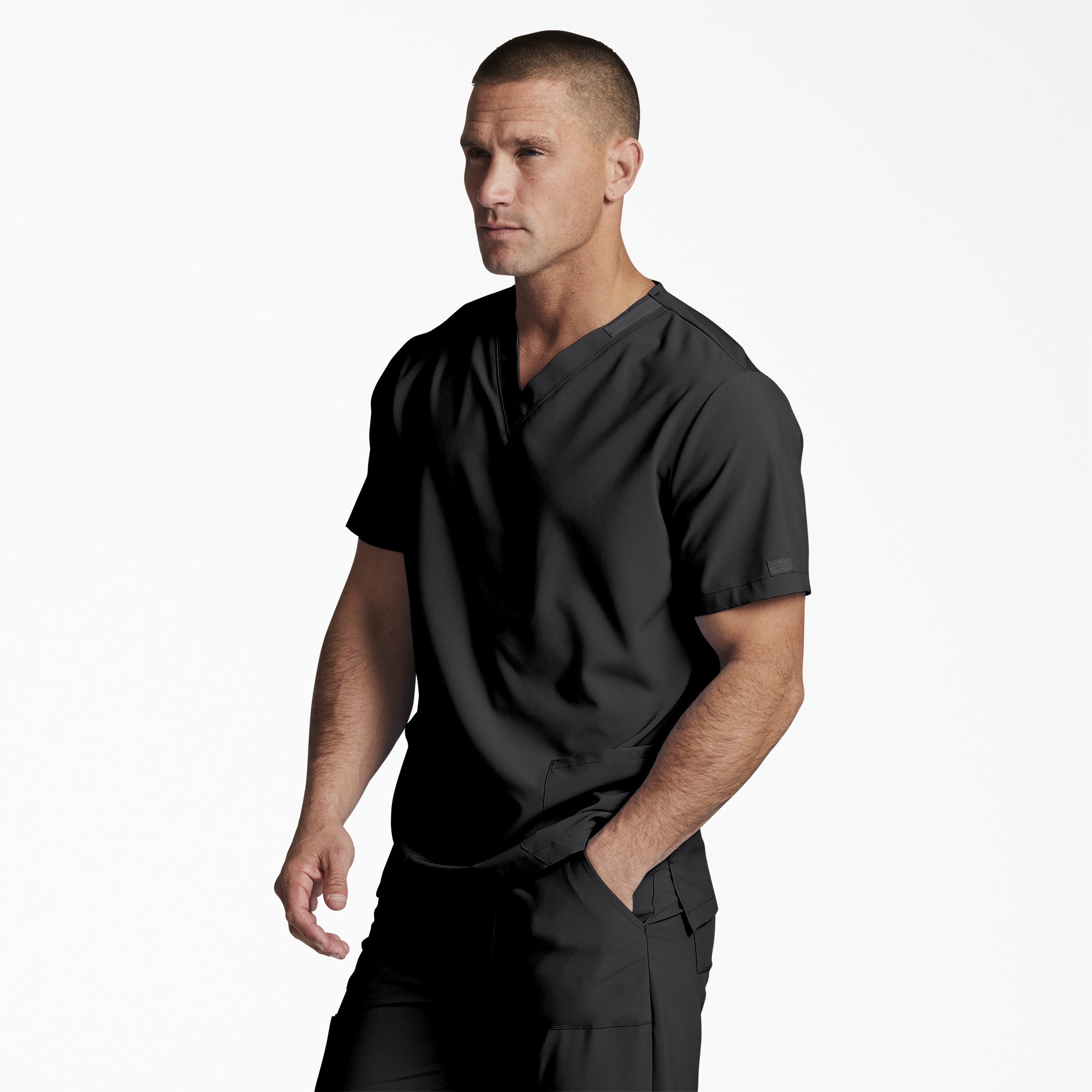 Unisex EDS Essentials V-Neck Scrub Top - Dickies