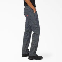Women's FLEX Relaxed Fit Hickory Stripe Carpenter Pants - Dickies
