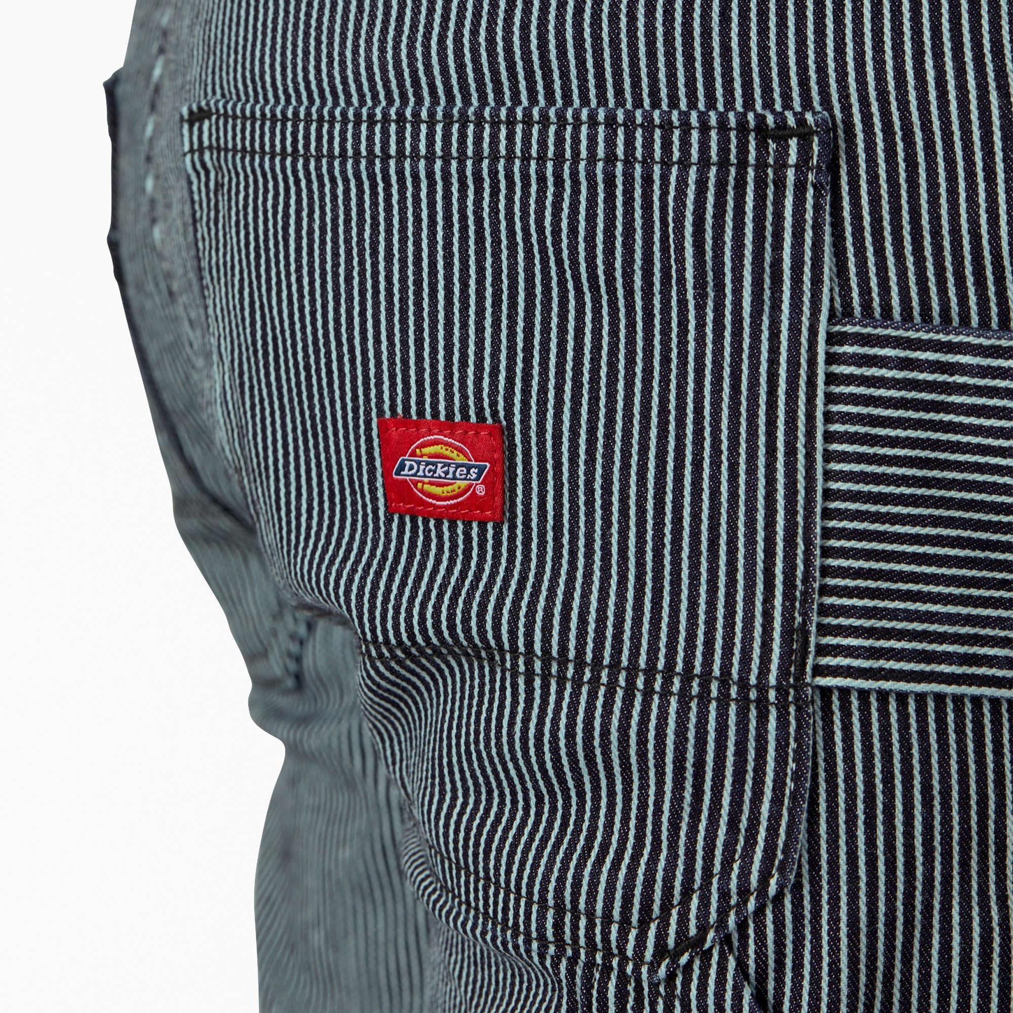 Women's FLEX Relaxed Fit Hickory Stripe Carpenter Pants - Dickies