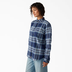Women's Plaid Flannel Long Sleeve Shirt - Dickies