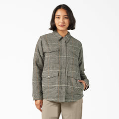 Women’s Fleece Lined Flannel Chore Coat - Dickies