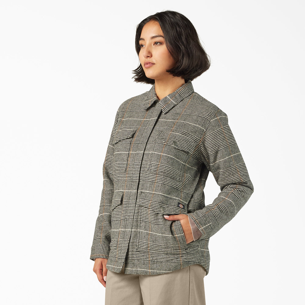 Women’s Fleece Lined Flannel Chore Coat - Dickies