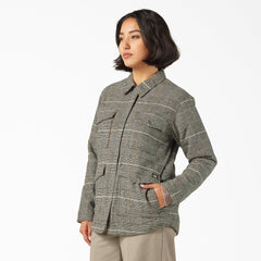 Women’s Fleece Lined Flannel Chore Coat - Dickies