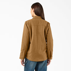 Women’s Fleece Lined Flannel Chore Coat - Dickies