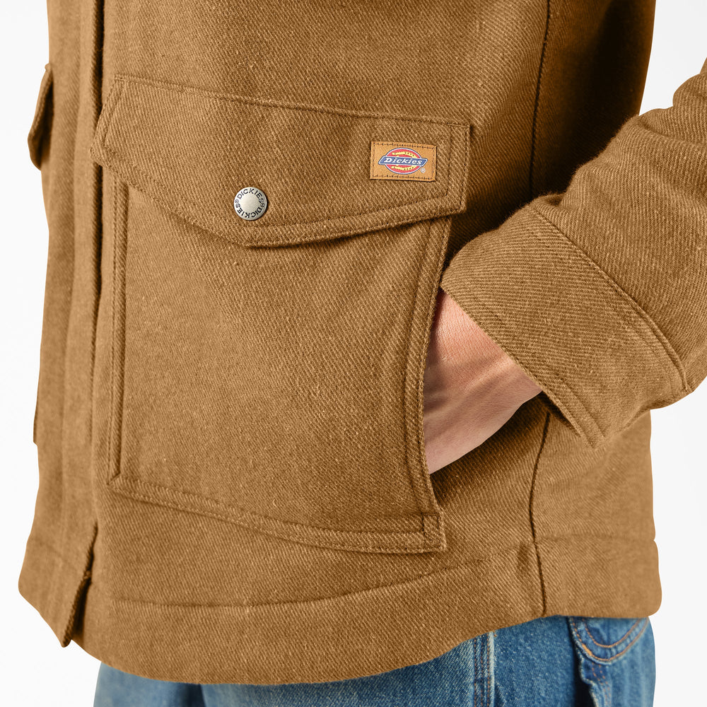 Women’s Fleece Lined Flannel Chore Coat - Dickies