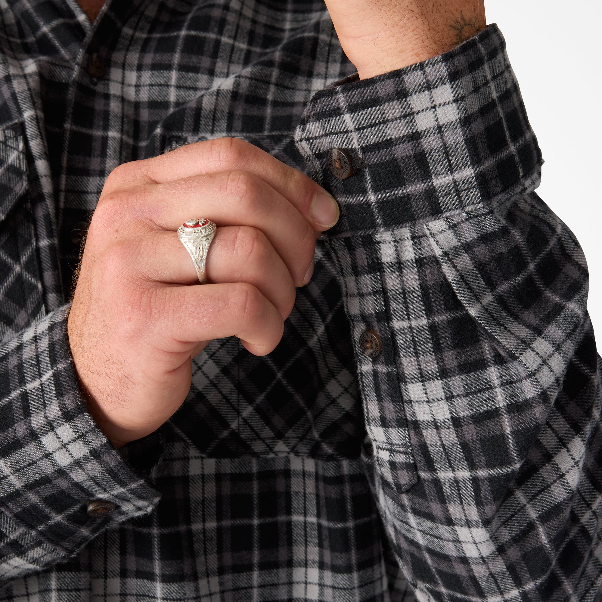Long Sleeve Flannel Work Shirt - Dickies