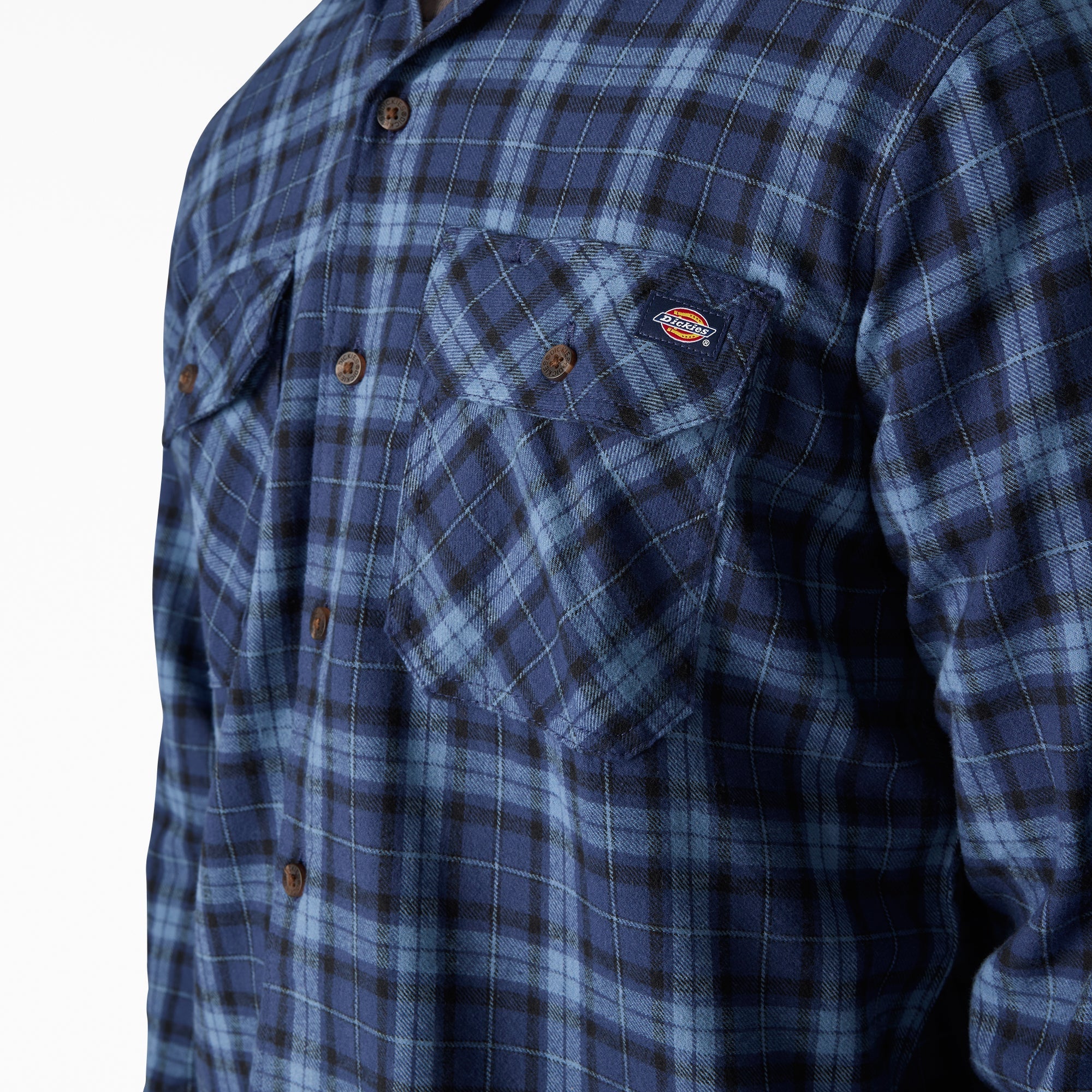 Long Sleeve Flannel Work Shirt - Dickies