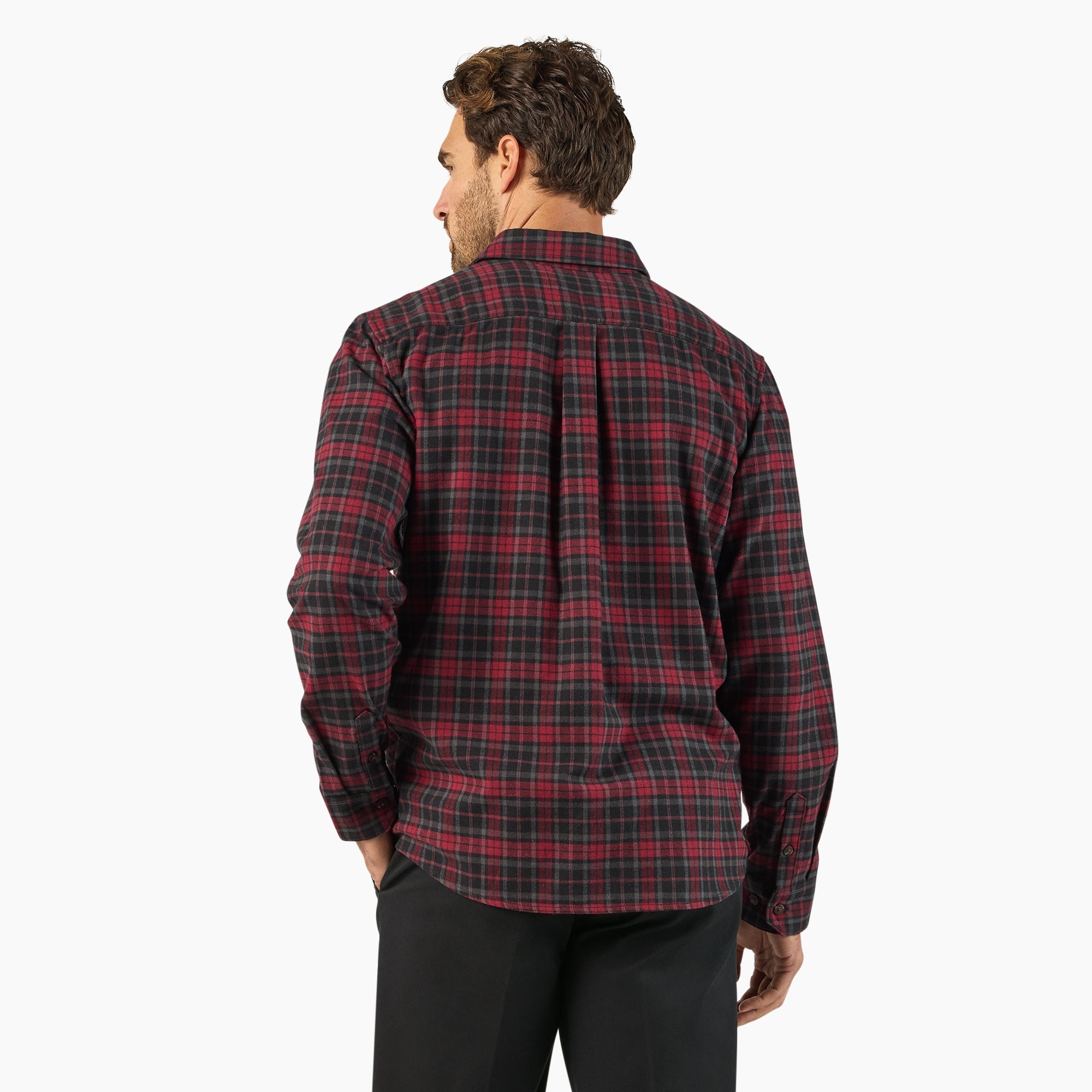 Long Sleeve Flannel Work Shirt - Dickies