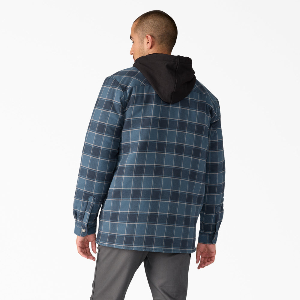 Water Repellent Flannel Hooded Shirt Jacket - Dickies