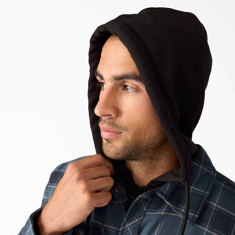 Water Repellent Flannel Hooded Shirt Jacket - Dickies
