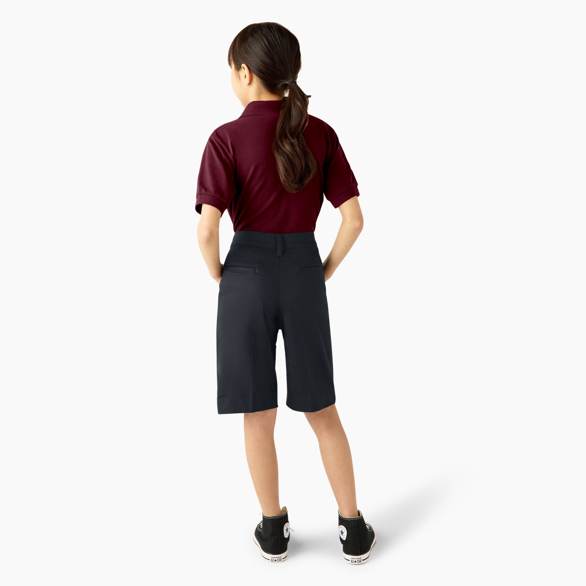 Girls' Classic Fit Bermuda Shorts, 4-20 - Dickies