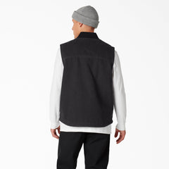 Stonewashed Duck High Pile Fleece Lined Vest - Dickies