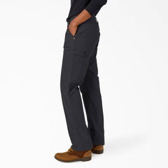 Women's FLEX Relaxed Straight Fit Duck Carpenter Pants - Dickies