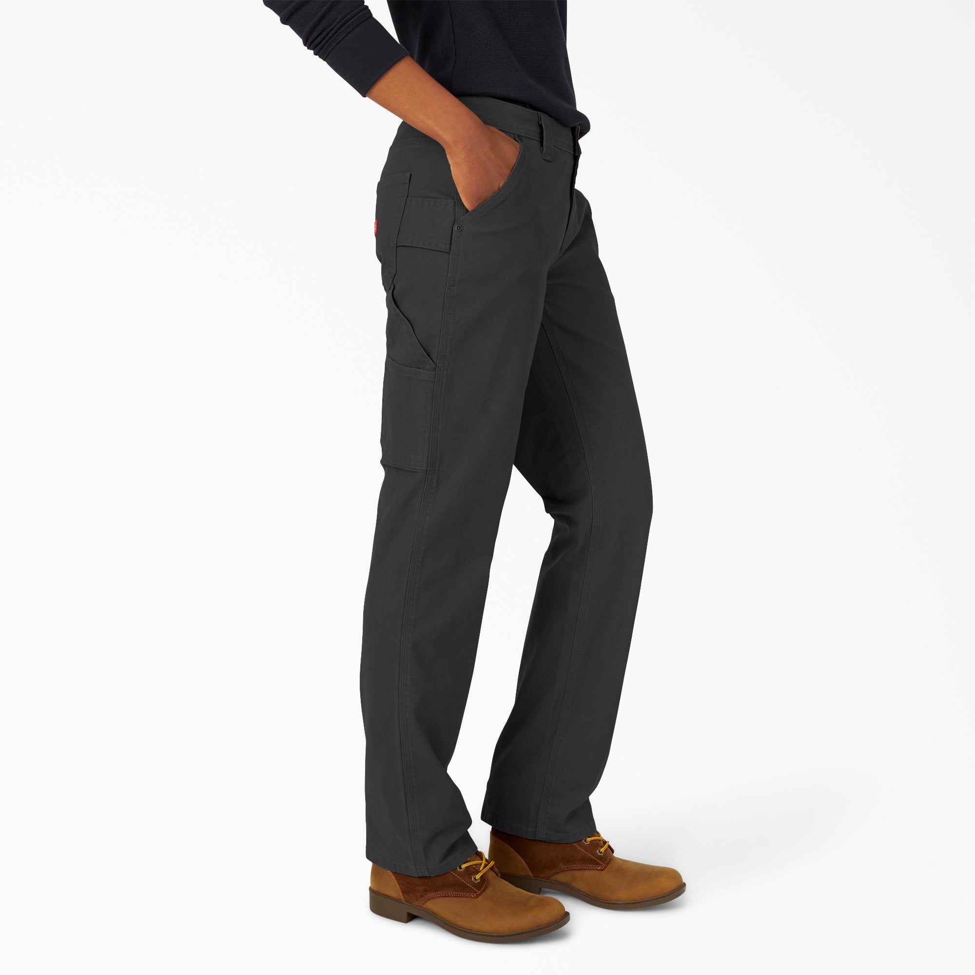 Women's FLEX Relaxed Straight Fit Duck Carpenter Pants - Dickies