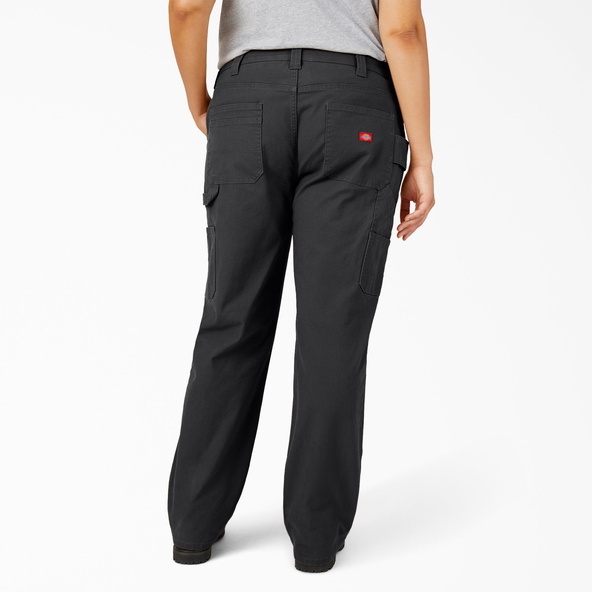 Women's Plus FLEX Relaxed Straight Fit Duck Carpenter Pants - Dickies