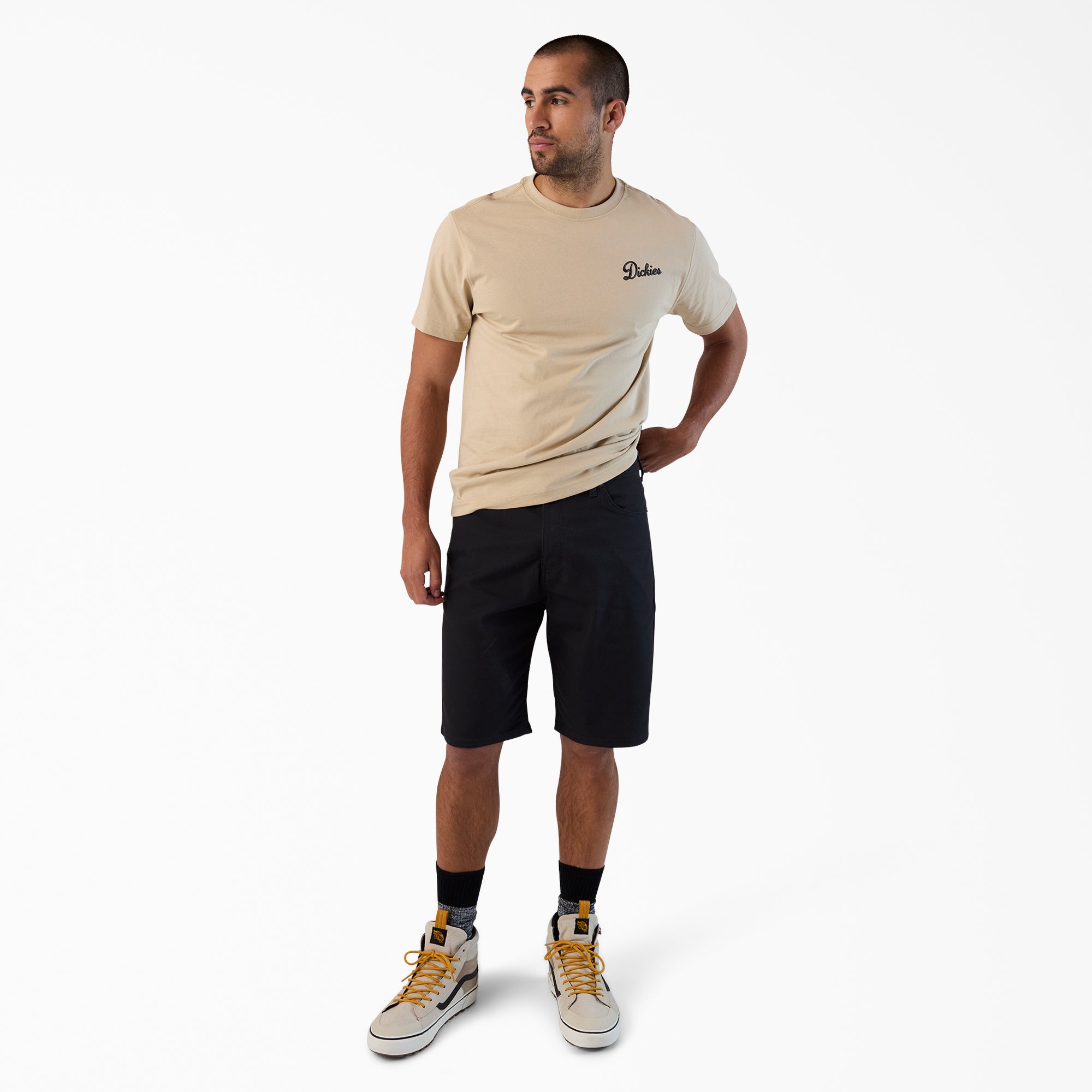 FLEX 5-Pocket Duck Canvas Shorts, 11" - Dickies