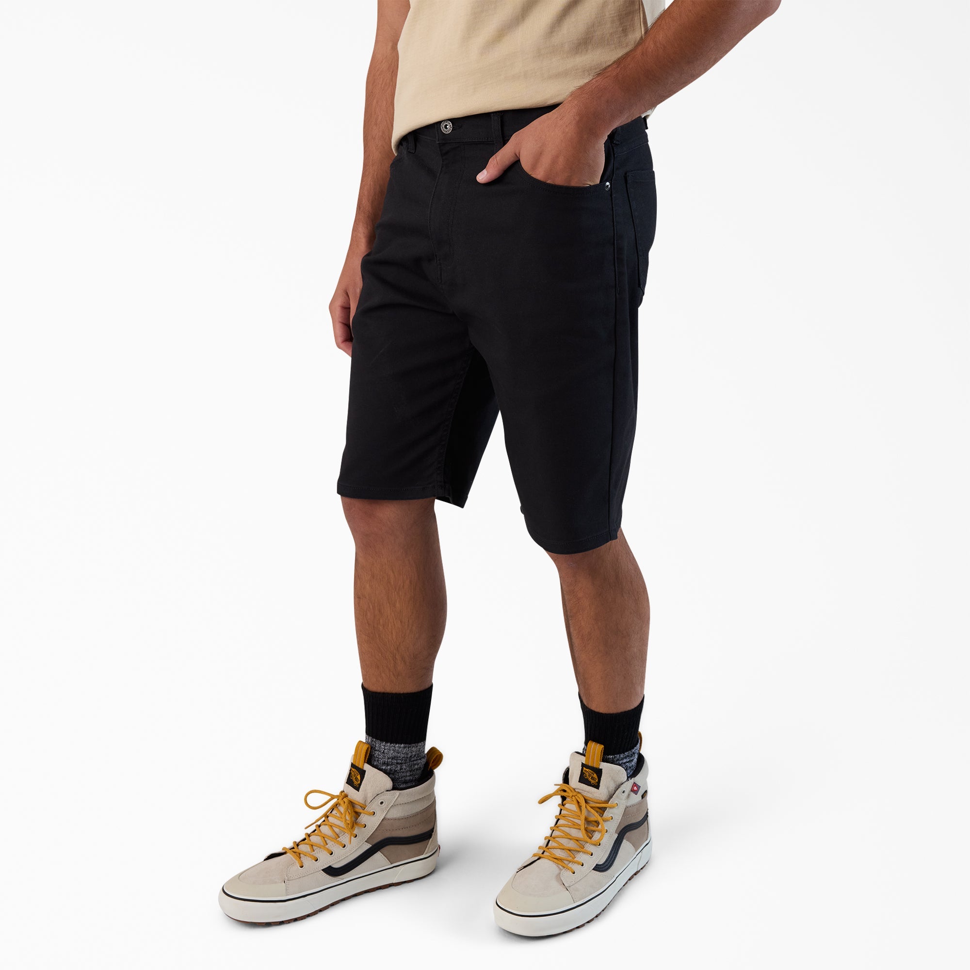 FLEX 5-Pocket Duck Canvas Shorts, 11" - Dickies