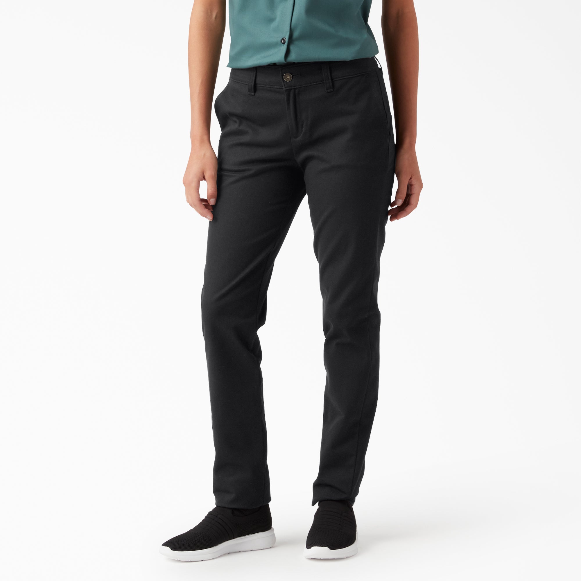 Women's Plus Mid Rise Skinny Leg Pants - Dickies