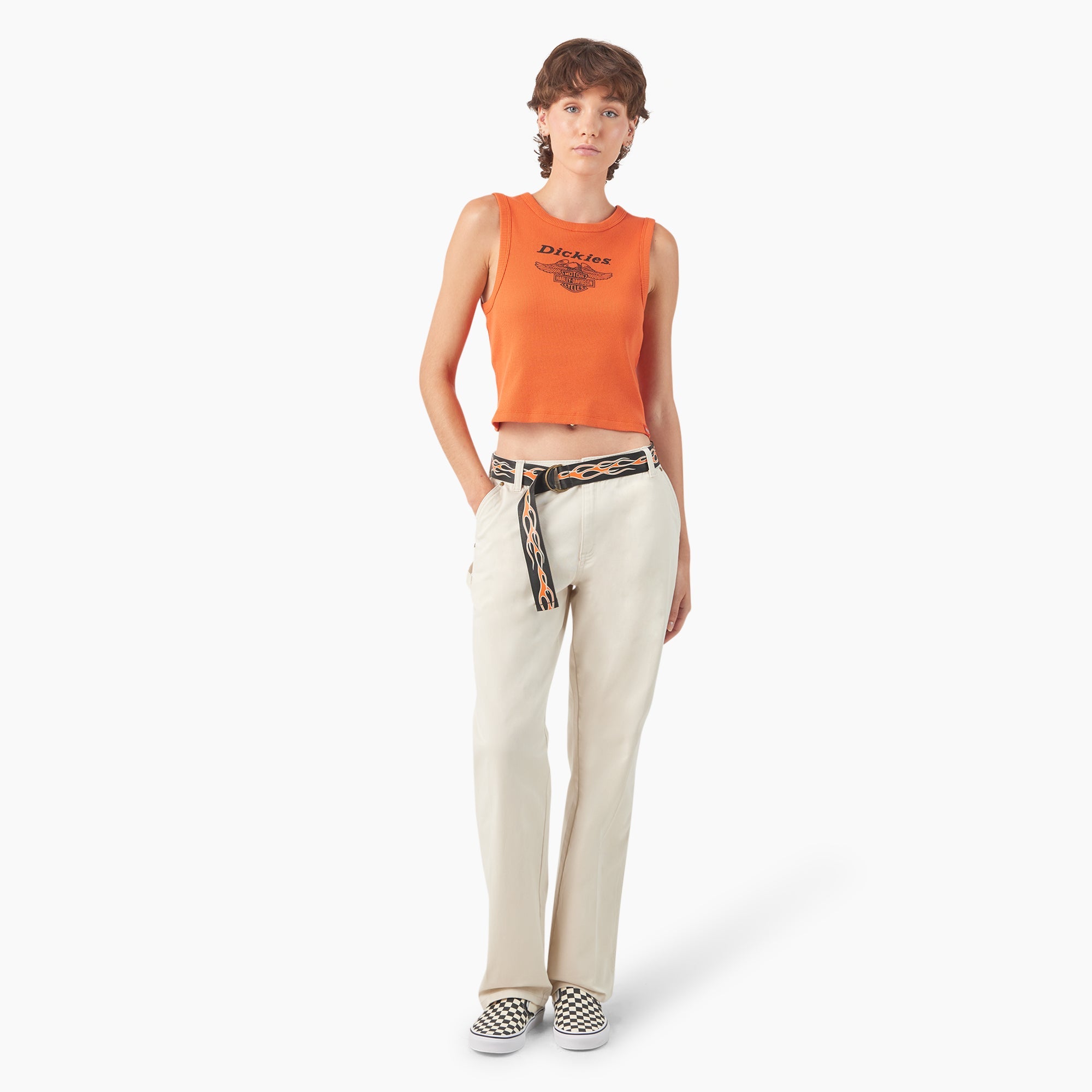 Dickies x Harley-Davidson Women’s Carpenter Pants with Belt - Dickies