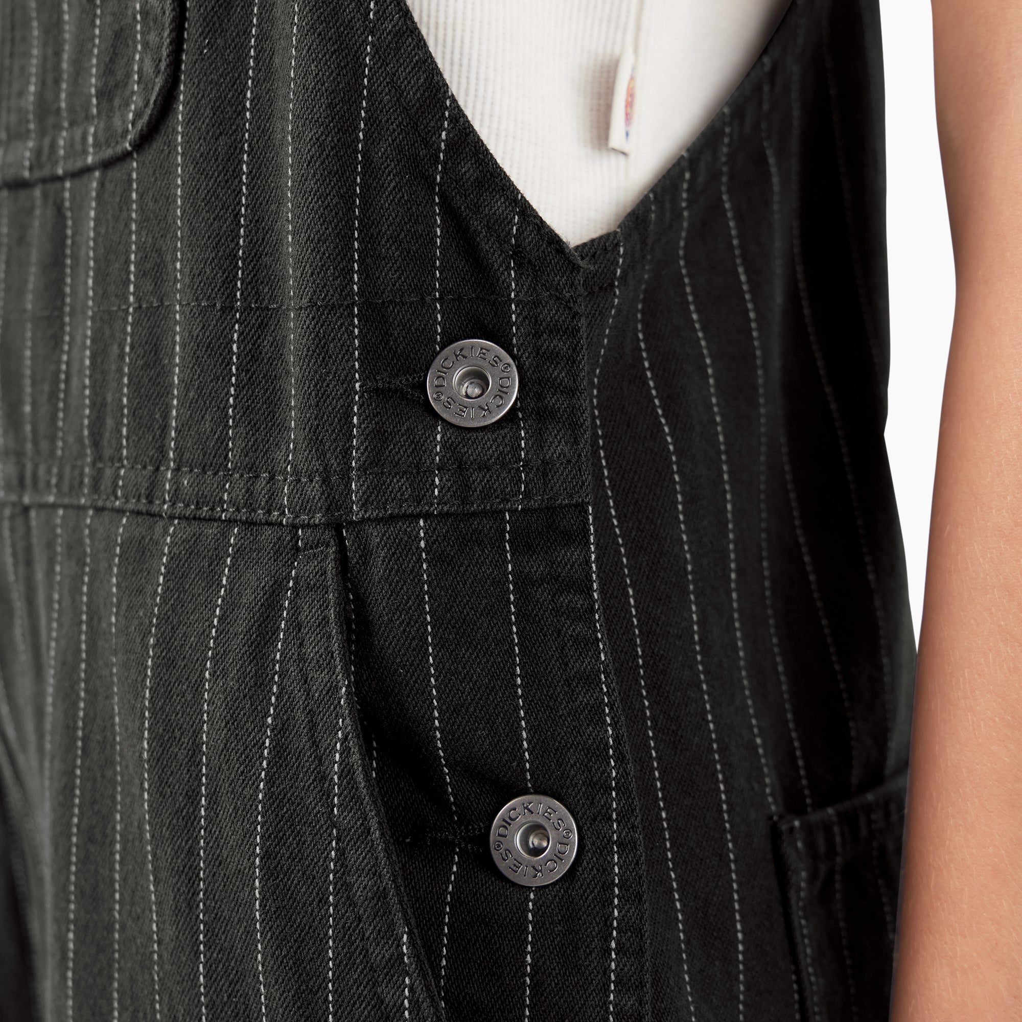 Women’s Pinstripe Service Bib Overalls - Dickies