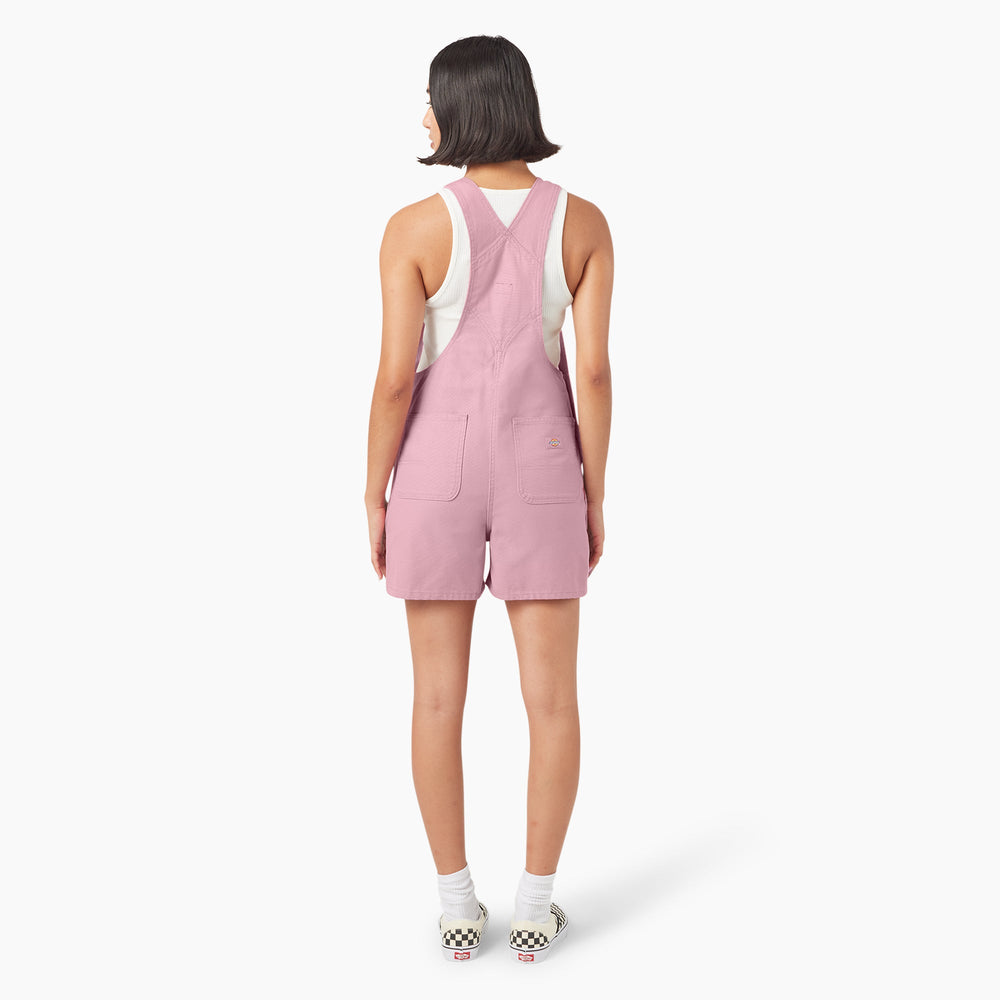 Women's Duck Canvas Bib Shortalls, 4" - Dickies