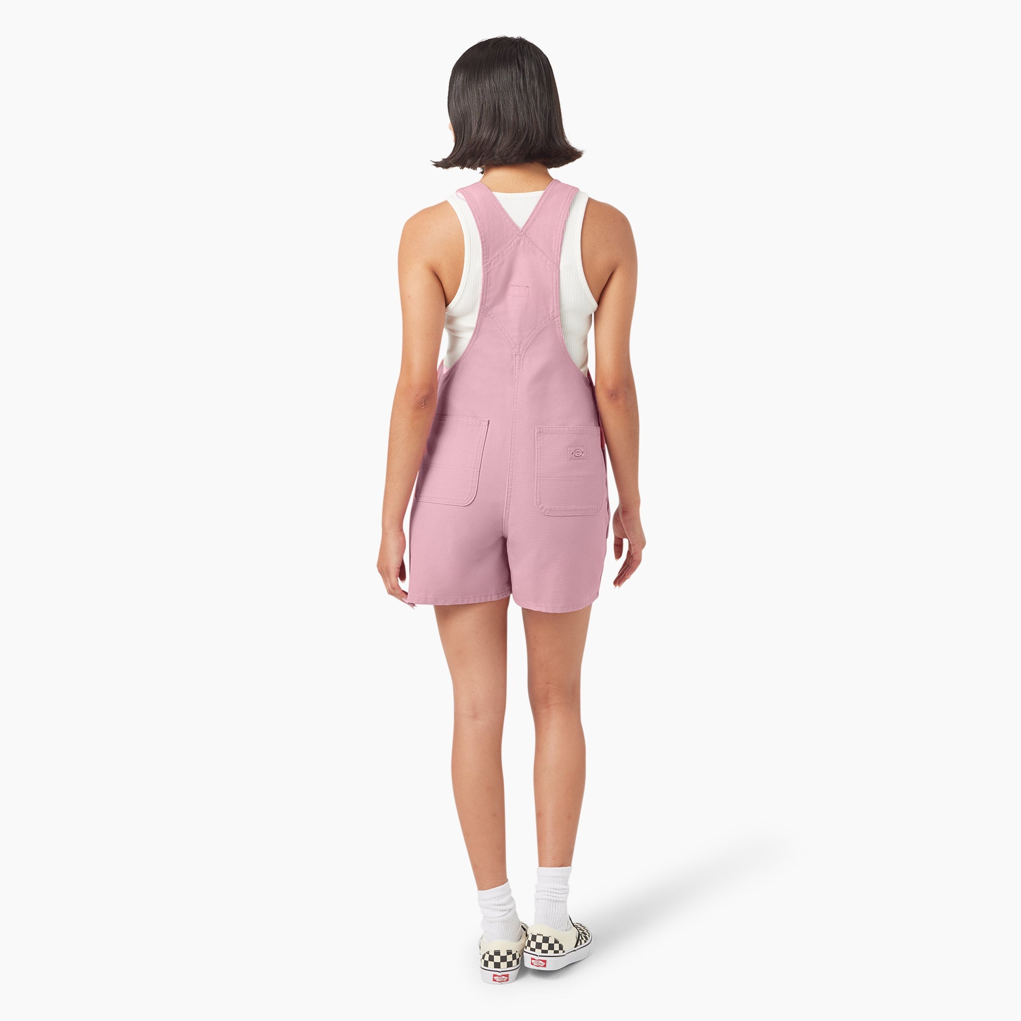 Women's Duck Canvas Bib Shortalls, 4" - Dickies
