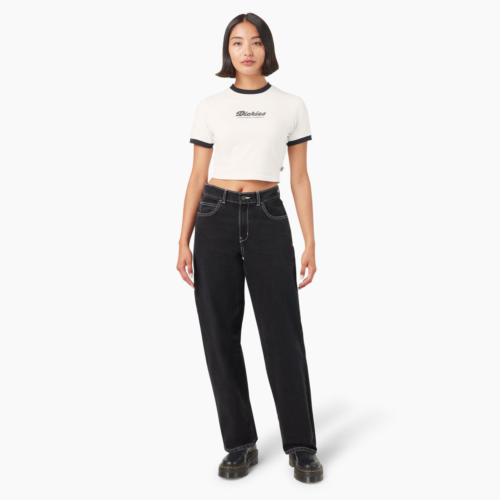 Women’s Lewistown Cropped Ringer T-Shirt - Dickies
