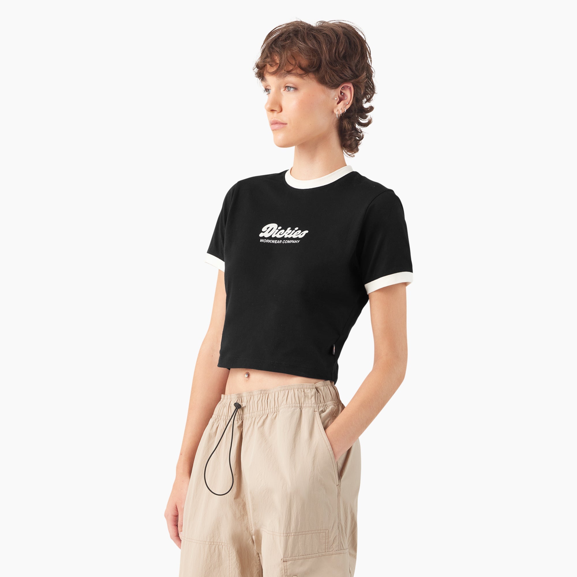 Women’s Lewistown Cropped Ringer T-Shirt - Dickies