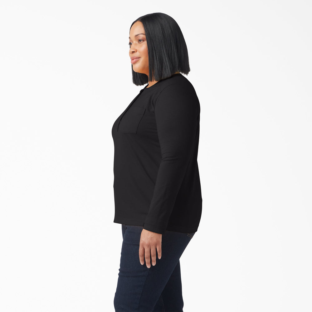 Women's Plus Heavyweight Henley - Dickies