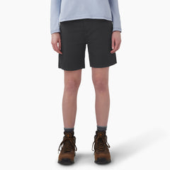 Women’s Duck Carpenter Shorts, 7" - Dickies