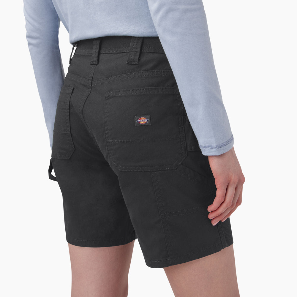 Women’s Duck Carpenter Shorts, 7" - Dickies