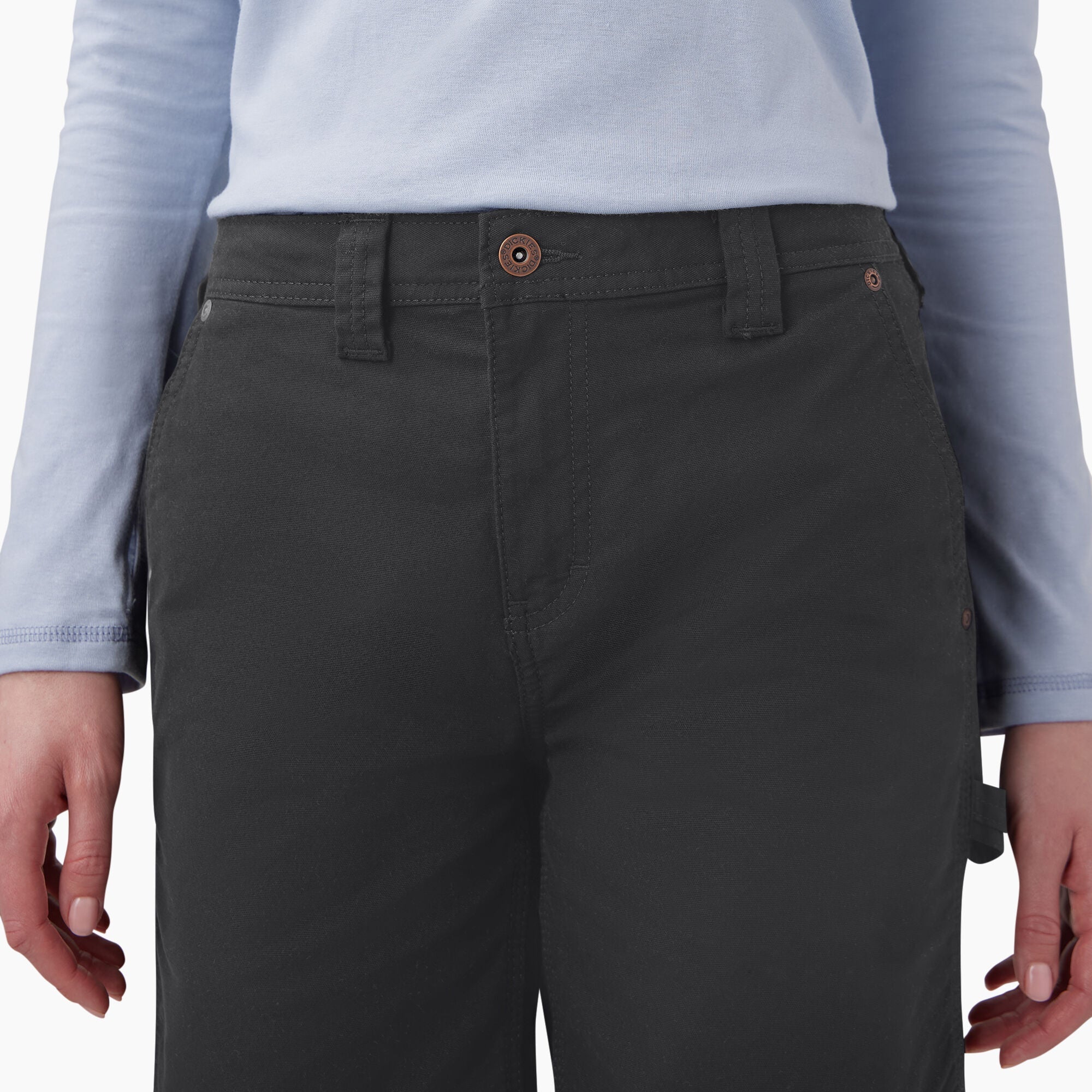 Women’s Duck Carpenter Shorts, 7" - Dickies
