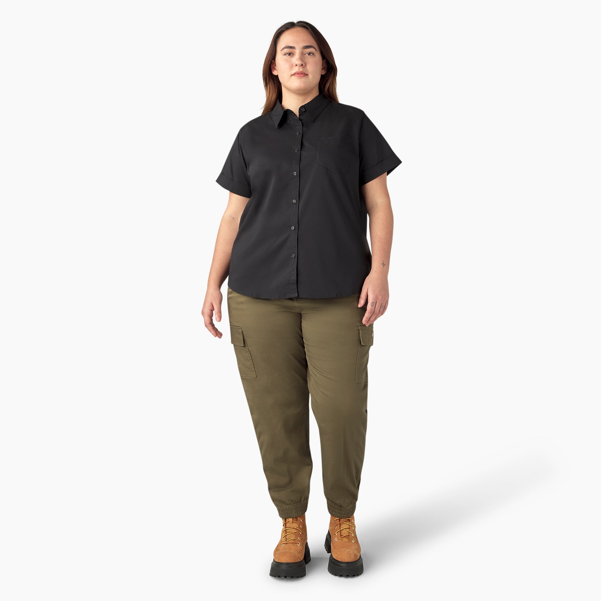 Women’s Plus Button-Up Shirt - Dickies