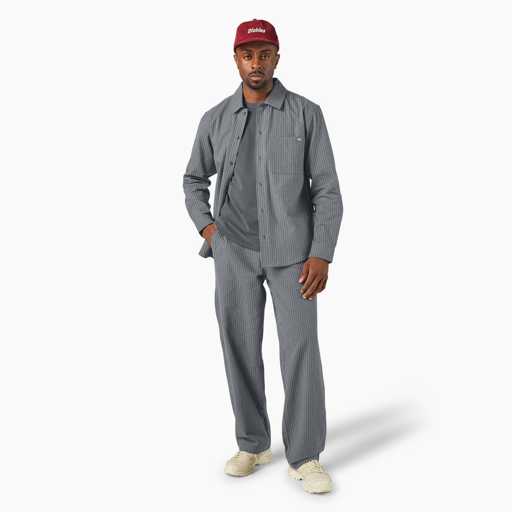 Lima Pinstripe Button-Up Shirt - Dickies